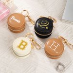 Mini llavero llavero personalizado de cuero PU con iniciales o nombre con cremallera Accesorios de viaje Gimnasio Boda Cumpleaños Regalo para Mujeres