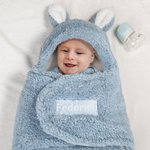Sacco nanna a forma di coniglietto personalizzato con nome ricamato costume festivo quotidiano per baby shower regalo perfetto per neonati