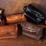 Borsa da toilette portatile fatta in pelle PU personalizzata con nome inciso e design a tema di rugby regalo di compleanno viaggio per uomini