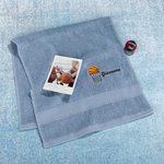 Asciugamano da palestra in cotone con ricamo personalizzato con nome a tema di basket regalo di compleanno per gli amanti del basket
