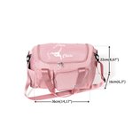 Borsa da palestra personalizzata impermeabile  a tracolla grande spazio sport ginnastica ritmica nome regalo di compleanno per gli amanti dello sport