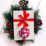 Muñeco de nieve de imitación 3D personalizado Copo de nieve Adorno de cerámica con nombre y año Árbol de Navidad Decoración del hogar Regalo de vacaciones para la familia Niños