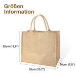 Personalisierte Haustierporträt Ölmalerei-Stil Jute Tragetasche mit Namen Wiederverwendbares Reisezubehör Geburtstag Geschenk für Tierliebhaber