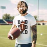 Personalizado Rayo Baloncesto Fútbol Diseño 100% algodón Camiseta con el número del título y el nombre Día del partido Cumpleaños Regalo para la familia