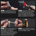 Mechero inmortal con fósforo permanente como llavero personalizado regalo ideal para hombres en cumpleaños o Halloween