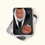 Personalized Retirement Golf Divot Repair Tool Magnetic Hat Clip Set with Name Ball Marker and Box Golf Accessories Retirement Gift for Golf Lover