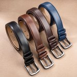 Personalized I Met You I Liked You Leather Belt with Engraved Name Business Trip Accessory Birthday Anniversary Valentine's Day Gift for Men