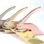 Personalisierte Blume Blatt Name Logo Buch Prägestempel graviert Hand-Prägestempel Set Geburtstag Bibliothek Buch Club Geschenk für Bücherwürmer Leser