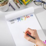 Personalised Teacher Notebook with Name for Gratitude Gift