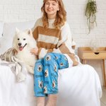 Personalized Multicolour 1-4 Portrait Photos Short-Sleeve Shirt Pants Matching Pajama Set with Drawstring Waist Birthday Gift for Family Kids