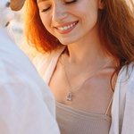 Personalizado 1-6 Corazón Estrella Birthstone Collar Colgantes con grabado Inicial Cumpleaños Aniversario Día de San Valentín Regalo para las mujeres