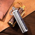 Mechero inmortal con fósforo permanente como llavero personalizado regalo ideal para hombres en cumpleaños o Halloween