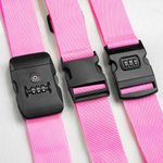 Personalised Adjustable Embroidery Name Luggage Strap for 20in - 28in Suitcase Travel Essential Birthday Gift for Travel Lover