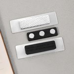 Personalised Multicolor Mirror Stainless Steel Magnetic Name Tag Badge with Engraved Name and Job Title Induction Office Supplies Gift for Employees