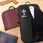 Personalisierte Kreuz Herz Glaube Design wasserdicht hängenden Kleidersack mit Namen Geburtstag Taufe Geschenk für Pastor Christian