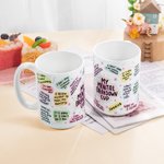 Personalisierte My Mental Breakdown kreative 15oz Becher 20oz kann Glas Skinny Tumbler mit Deckel Stroh Motivations Affirmation Geburtstagsgeschenk für Frauen