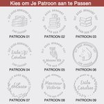 Gepersonaliseerde Ex Libris De Boeken Behoren Tot Embosser Stempelset met Naam en Tekst Verjaardags Cadeau voor Boekenliefhebbers en Schrijvers