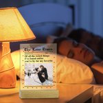 Gepersonaliseerd The Love Times Foto LED Acryl Nachtlampje met Naam en Jaar Bureau Decor Valentijnsdag Verjaardagscadeau voor echtpaar