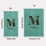 Taccuino personalizzato in pelle PU con 100 pagine foderate Regalo di compleanno per l'ufficio per amici, colleghi e famiglia