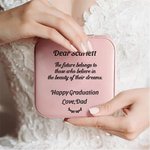 Personalized Inspiration for Her PU Leather Jewellery Box with Recipient Name Travel Essentials Birthday Valentine’s Day Gift for Women