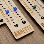 Personalized Multicolour Beaded Wooden Sewing Row Counter with Engraved Name Knitting Tool to Assist Counting Birthday Gift for Knitting Lovers