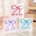 Personalisierte Sorority Coquette Bow Design Acryl-Block mit Text Kapitel Treffen Geburtstag Geschenk für Schwester Freund | Callie × Affinity Licensing