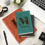 Taccuino personalizzato in pelle PU con 100 pagine foderate Regalo di compleanno per l'ufficio per amici, colleghi e famiglia