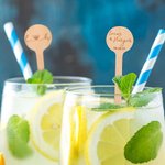 Agitatori da cocktail in legno con incisione personalizzata e nomi di coppia Set di 50 bomboniere regalo per gli sposi