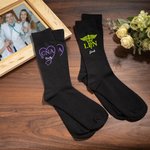Personalisierte medizinische Symbol RN LPN 100% Baumwolle atmungsaktiv Crew Socken mit Text Geburtstag Graduierung Geschenk für Krankenschwester Arzt medizinisches Personal