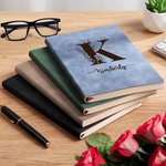 Taccuino personalizzato in pelle PU con 100 pagine foderate Regalo di compleanno per l'ufficio per amici, colleghi e famiglia