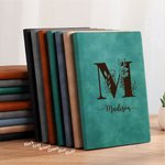 Taccuino personalizzato in pelle PU con 100 pagine foderate Regalo di compleanno per l'ufficio per amici, colleghi e famiglia