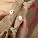 Personalized Graduation Cartoon Character Large Jute Tote Bag with Initial and Name Graduation Party Favor Birthday Gift for Women