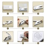 Personalizzato carino gatto amore lettura inciso fiore mano tenuto timbro libro con nome e testo regalo di compleanno per gli amanti dei gatti topo di biblioteca