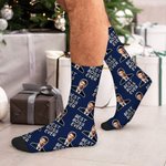 Calcetines personalizados transpirables Best Boss Ever Face Photo Adult Crew Socks Thank You Retirement Gift for Boss
