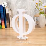 Lettre grecque imprimée en 3D pour la sororité personnalisée Cadeau de fin d'études pour les amies filles