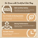 Personalised Watercolor 1-5 Birth Flowers Cross Large Bible Carrying Jute Tote Bag with Name Mother's Day Religious Easter Gift for Women Christian