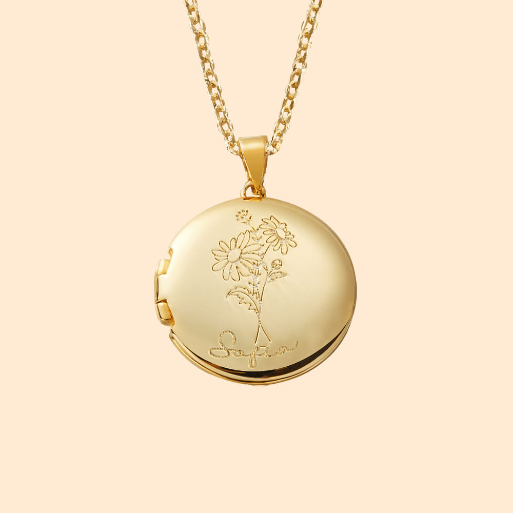 Collana Con Medaglione Portafoto In Argento 925 – Gioiello Personalizzato Con Zirconi, Regalo Perfetto Per Mamma, Fidanzata O Migliore Amica