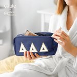 Personalisierte Chenille Patch griechischen Buchstaben Sorority Makeup Pouch Tasche Reisen wesentliche Geburtstagsgeschenk für Schwestern Freunde | Callie × Affinity Licensing