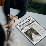 Personalizado El Aniversario Poste Foto Sin Marco o Enmarcado Pintura con Nombres y Fecha Decoración del Hogar Boda San Valentín Regalo para Pareja