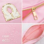 Personalisierte Chenille Patch griechischen Buchstaben Sorority Makeup Pouch Tasche Reisen wesentliche Geburtstagsgeschenk für Schwestern Freunde | Callie × Affinity Licensing
