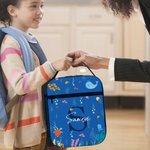 Personalizada Ballena Medusa Vida Marina Bolsa isotérmica con nombre Portátil Vuelta al cole Picnic Cumpleaños Regalo para niños