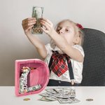 Hucha de madera con forma de inicial de animal con ventana transparente Decoración educativa para habitación infantil Regalo de cumpleaños para niños Niñas