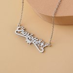 Gepersonaliseerde prachtige geboorte vlinder naam ketting verjaardag verjaardag cadeau voor vrouwen