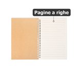 Taccuino A5 personalizzato in pelle PU tasca interna fiore di nascita 80 pagine personaggio cartone animato regalo speciale per mamma o nonna