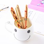 Penna a sfera personalizzata in legno con motivo a mosaico classico e testo inciso Regalo di compleanno per amici parenti colleghi