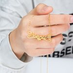 Gepersonaliseerde prachtige geboorte vlinder naam ketting verjaardag verjaardag cadeau voor vrouwen