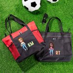 Personalisierte Basketball Fußball Cartoon Mädchen Monogramm wasserdicht Mesh Tote Bag Game Day Zubehör Geburtstag Geschenk für Sportliebhaber