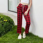 Personalizado Este es mi pijama Pijama de la muchacha soñolienta Camiseta Drawstring Plaid Pantalones Set con 1-5 Mascotas Divertido regalo de cumpleaños para las mujeres Pet Lovers