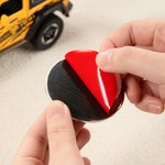 Personalised In Loving Memory Pet Paw Print Angle Wings Jeep Badge with Name for 4x4 Vehicle Decoration Pet Memorial Gift for Car Owners