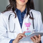 Personalized Pink Glitter Coquette Bow Heart Badge Reel with Name and Text Appreciation Graduation Gift for Nurse Doctor Office Worker